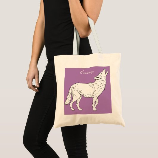 Coyote Howling Thunder_Cove Tote Bag (Voorkant (product))