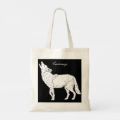 Coyote Howling Thunder_Cove Tote Bag (Achterkant)