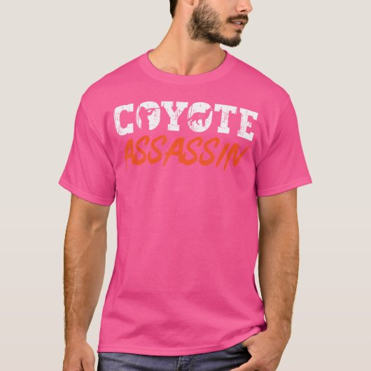 Coyote Hunting Coyote Assassin Yote Hunter Coyote T-shirt (Voorkant)