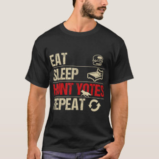 Coyote Hunting Eat Sleep Hunt Yotes Herhalen T-shirt