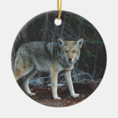 Coyote Hunting Keramisch Ornament (Voorkant)