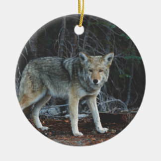 Coyote Hunting Keramisch Ornament