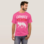 Coyote Hunting Lover Coyote Assassin Hunter T-shirt (Voorkant volledig)