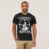 Coyote Hunting Yote Sniper Wilde Animal Hunter T-shirt (Voorkant volledig)