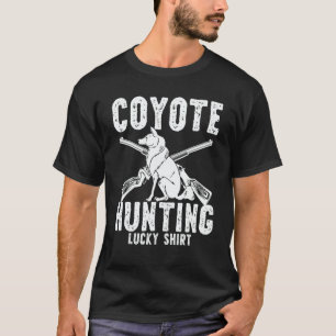 Coyote jagen Lucky  Coyote vangen Coyote jacht T-shirt