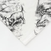 Coyote-jongen Fleece Deken (Hoek)