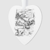 Coyote-jongen Ornament (voorkant)