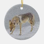 Coyote Keramisch Ornament (Voorkant)