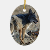 Coyote Keramisch Ornament (Voorkant)