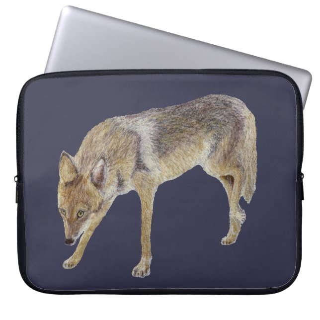 Coyote Laptop Sleeve (Voorkant)