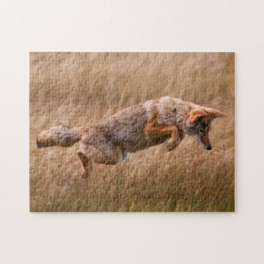 Coyote Leaping - Gibbon Meadows Legpuzzel (Horizontaal)