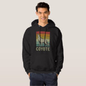 Coyote  Men Women Coyote Retro Hoodie (Voorkant volledig)