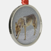 Coyote Metalen Ornament (Rechts)