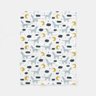 Coyote Moon Fleece Deken