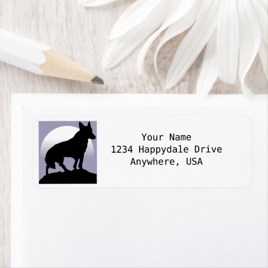 Coyote Moon retour adreslabels Etiket (Insitu)