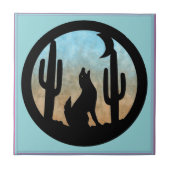 Coyote Moon Tegeltje (Voorkant)