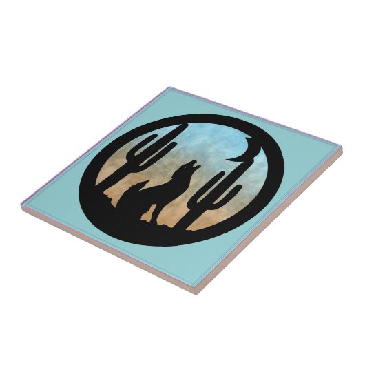 Coyote Moon Tegeltje (Zijkant)