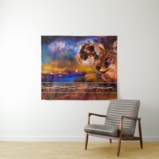 COYOTE NEEM ME NIET IN. WANDKLEED (In Situ (horizontaal))