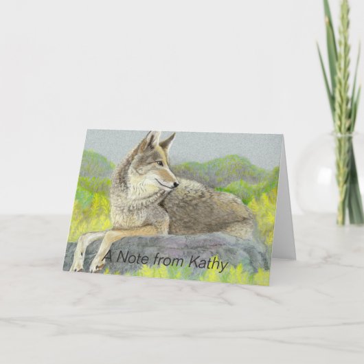 Coyote Notitiekaartje (Voorkant)