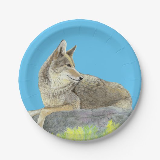 Coyote Papieren Bordje (Voorkant)
