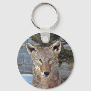 Coyote Portrait Sleutelhanger