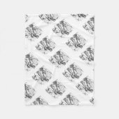 Coyote Pups Fleece Deken (Voorkant)