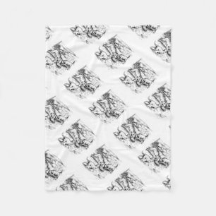 Coyote Pups Fleece Deken