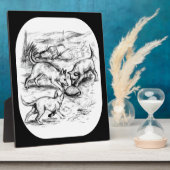 Coyote Pups Fotoplaat (Zijkant)