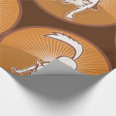 Coyote Retro Sunset  Wilderness Dierlijke Kunst Cadeaupapier