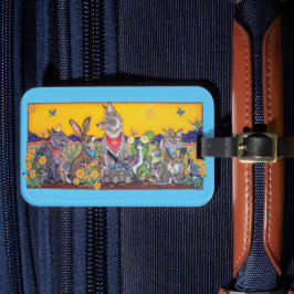 Coyote Roadrunner-woestijnbagage uit het zuidweste Bagagelabel