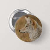 coyote ronde button 5,7 cm (Voorkant /achterkant)