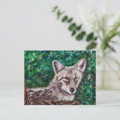Coyote-schilderijen Briefkaart (Staand voorkant)