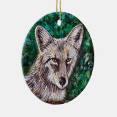 Coyote-schilderijen Keramisch Ornament (Rechts)