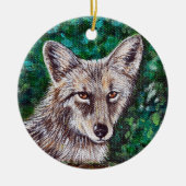 Coyote-schilderijen Keramisch Ornament (Voorkant)
