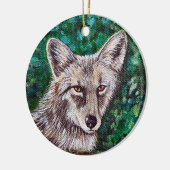Coyote-schilderijen Keramisch Ornament (Links)