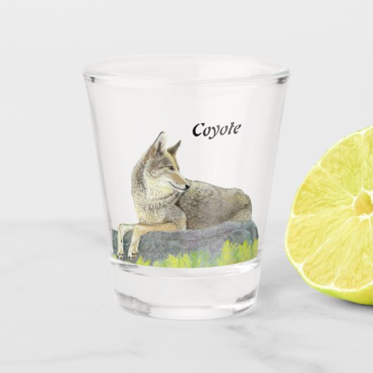 Coyote Shot Glas (Voorkant)