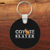 Coyote Slayer Fun Hunting Gift for Coyote Hunters Sleutelhanger (Voorkant)