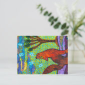 Coyote Song Briefkaart (Staand voorkant)