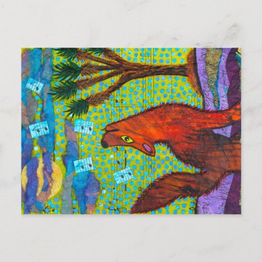 Coyote Song Briefkaart (Voorkant)