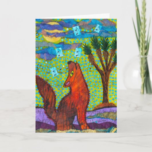Coyote Song Kaart (Voorkant)