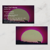 Coyote, Southwest, speciaal effect Visitekaartje (Voorkant / Achterkant)