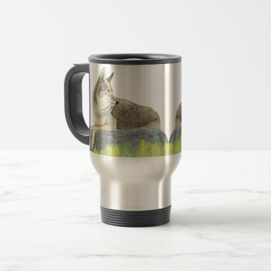 Coyote Travel Mug Reisbeker (Voorkant links)