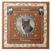 Coyote Trickster Energie  Tegeltje (Voorkant)