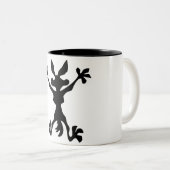 COYOTE TWEEKLEURIGE KOFFIEMOK (Voorkant rechts)