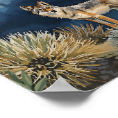 Coyote Under the Stars Desert Night Poster (Hoek)