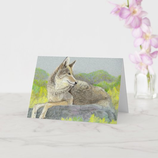 Coyote-Vaderdag kaart (Orchidee)