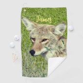 Coyote van wilde dieren golfhanddoek (Insitu)