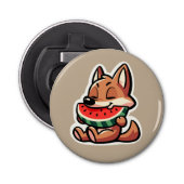 Coyote Watermeloen Button Flesopener (Voorkant)