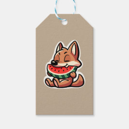 Coyote Watermeloen Cadeaulabel