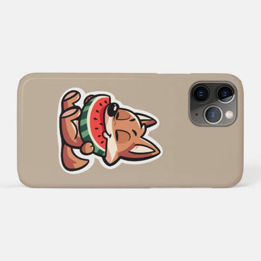 Coyote Watermeloen Case-Mate iPhone Case (Achterkant (horizontaal))